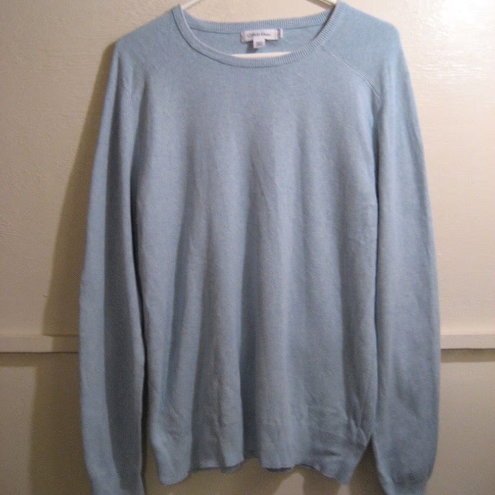 mens CALVIN KLEIN crew neck sweater size large